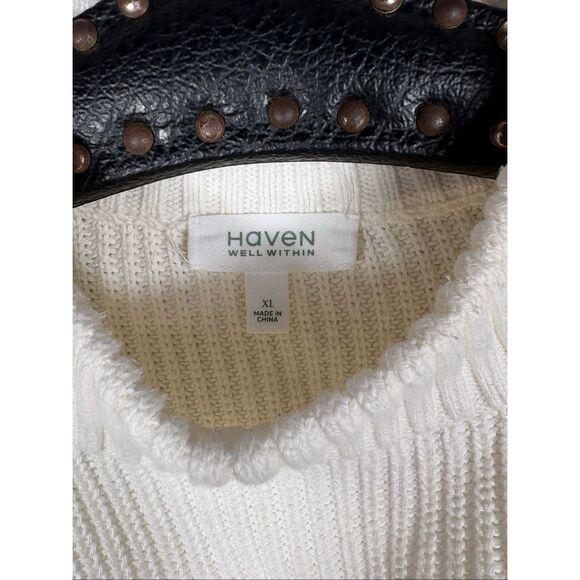 Haven Well Within ribbed pullover sweater size XL - Picture 3 of 3